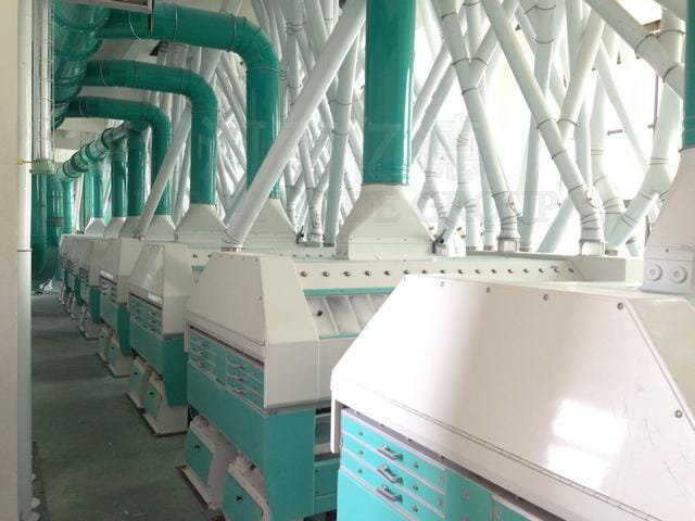 面粉加工成套设备清理工段