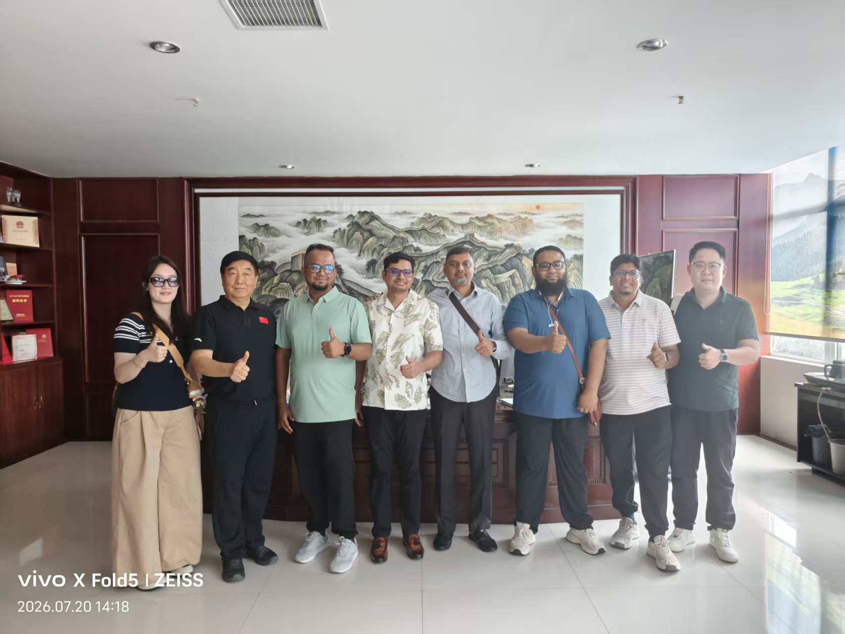 孟加拉代表团到访河南亿德集团，洽谈玉米淀粉加工项目合作