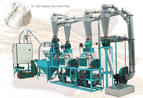 10t/d 小型面粉加工设备 10t/d 小型面粉加工设备